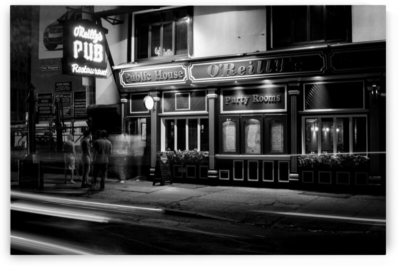 oreillys pub restaurant 31st street  horizontal 3 by Black And White