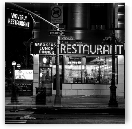 waverly restaurant 6th avenue  square 1522 Waverl by Black And White