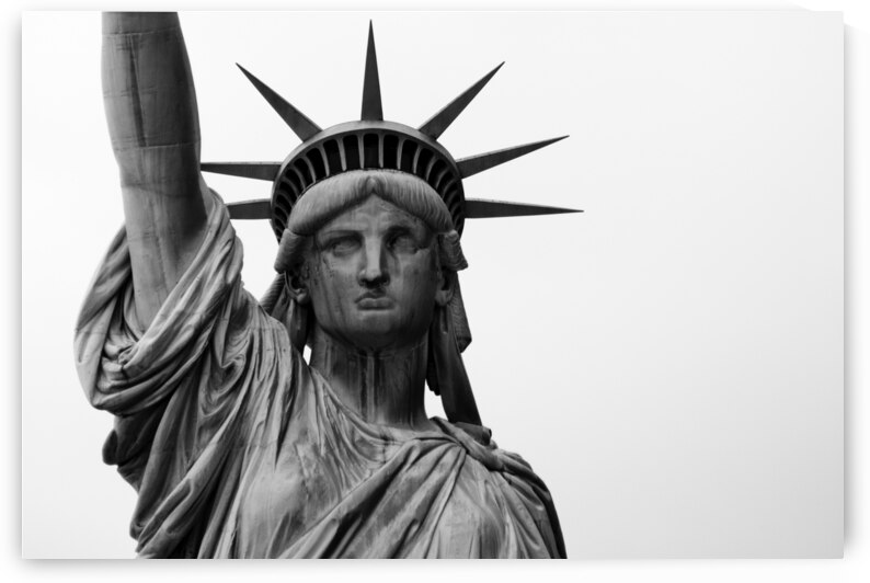 torch of statue of liberty  horizontal 1509 Torch by Black And White