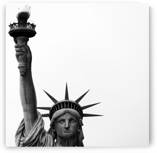 torch of statue of liberty  square 1509 Torch 13k by Black And White
