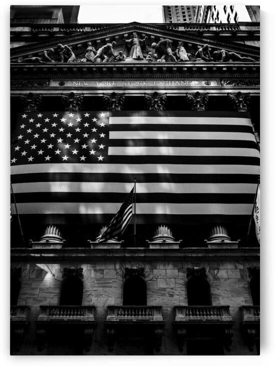 wall street  vertical 1519 Wall 13k by Black And White