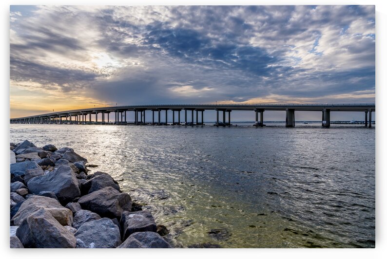 Destin Florida Bridges Evening by Jennifer White