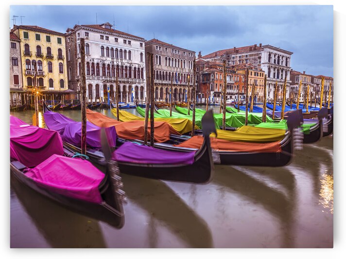 Multicolored Gondolas by Assaf Frank