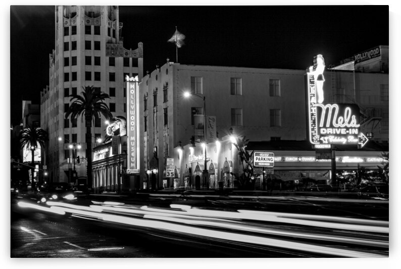 hollywood museum first national building  horizon by Black And White