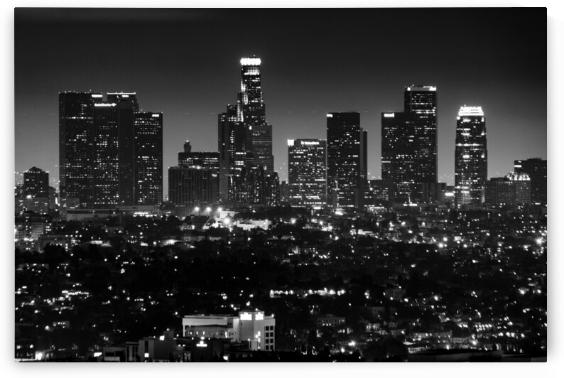 los angeles skyline from hollywood hills at night 1708197206.2926 by Black And White