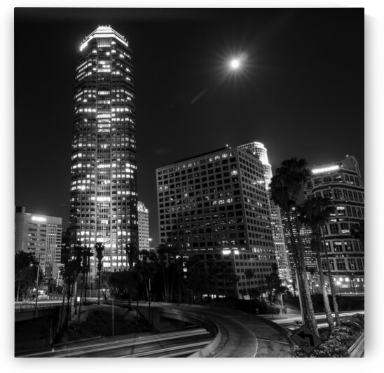 pwc building from fifth street exit ramp  square by Black And White
