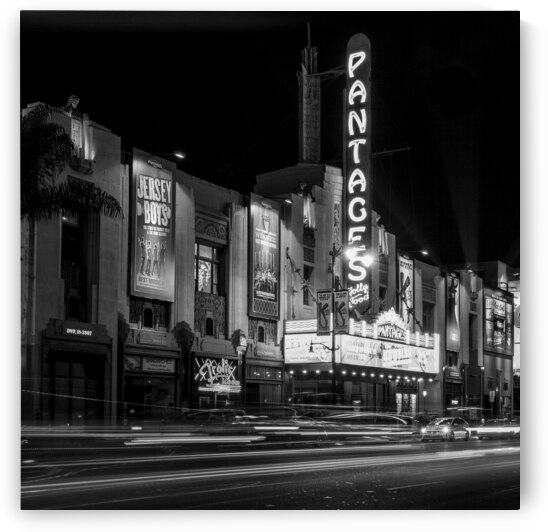 pantages theatre hollywood boulevard  square 2603 by Black And White