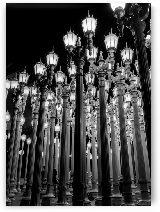 urban lights at LACMA  vertical 2759 Urban 13k.jp by Black And White