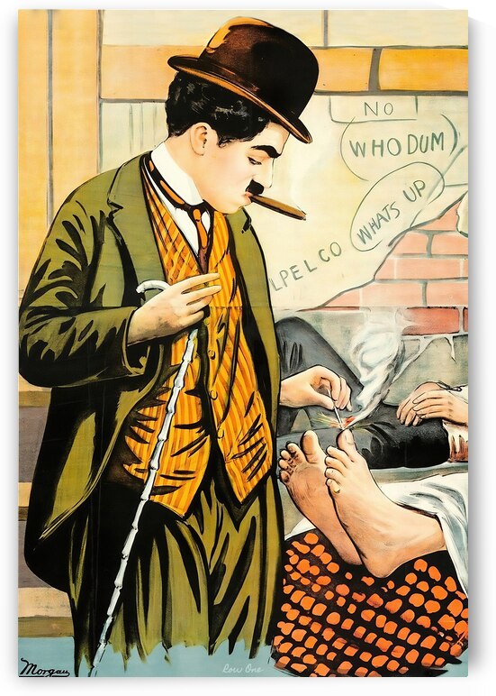 charlie chaplin art  by Row One Brand