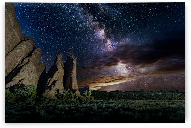 Arches National Park Milky Way by Geoffrey Prior