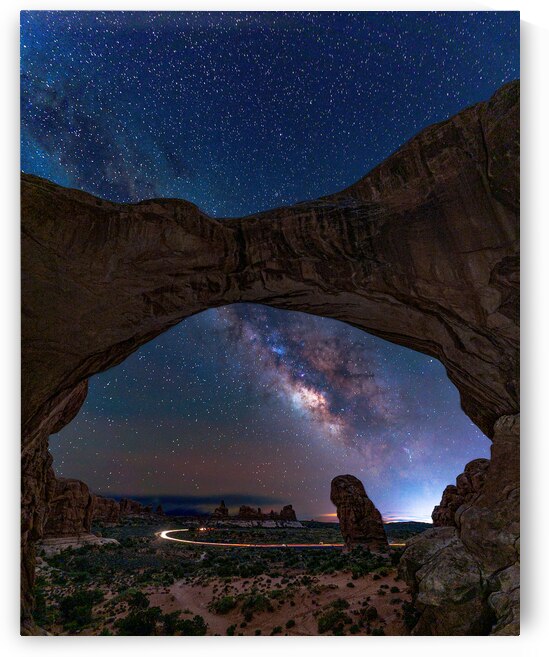 Double Arch Milky Way by Geoffrey Prior