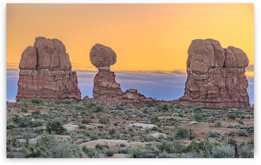 Sunrise Arches by Geoffrey Prior