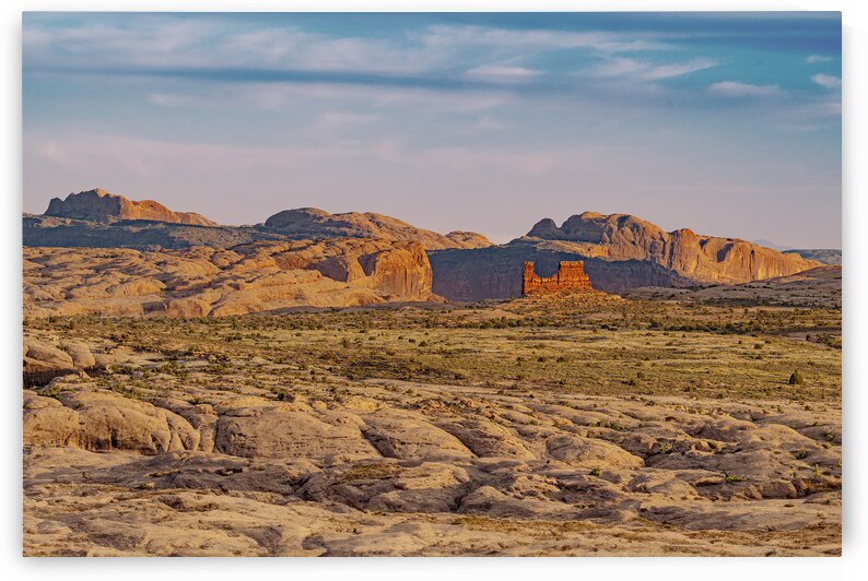 Sunset over Arches National Park by Geoffrey Prior
