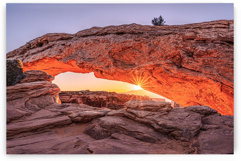 Mess Arch Sunrise by Geoffrey Prior
