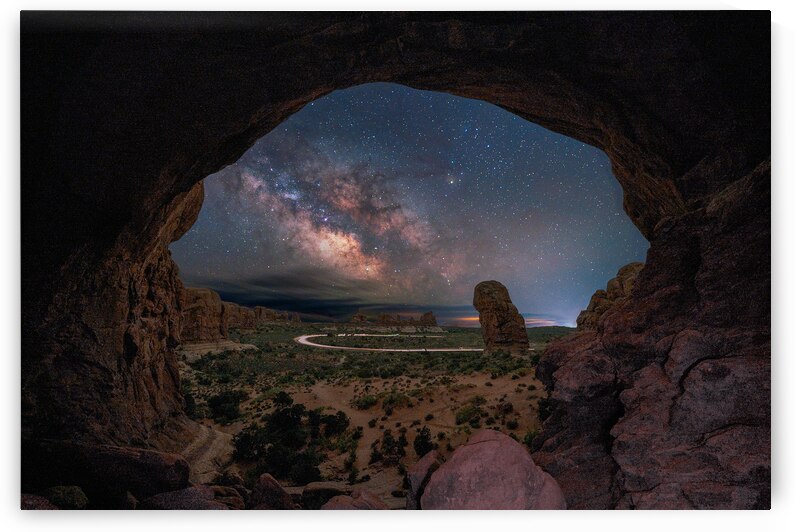 Double Arch Milky Way by Geoffrey Prior