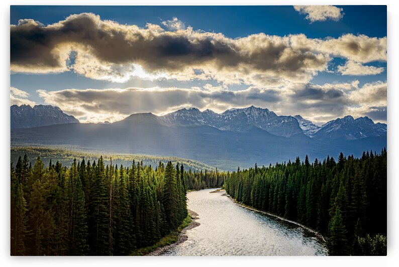 Bow River Valley by Geoffrey Prior