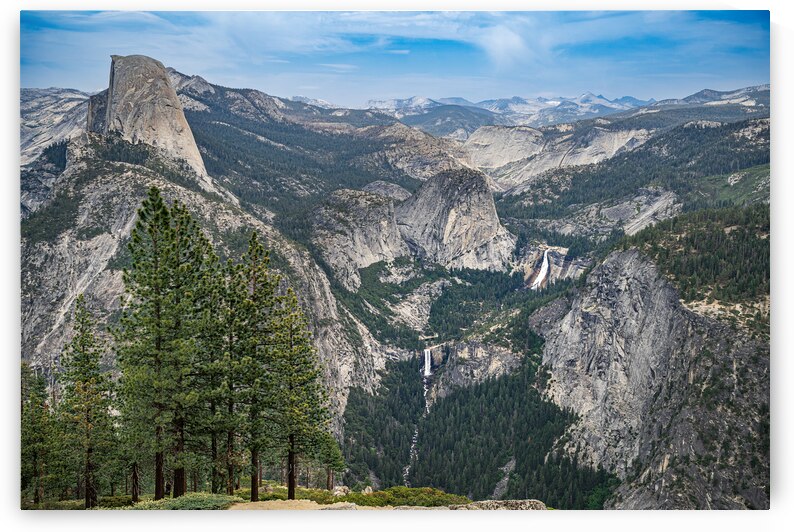 Behind Half Dome by Geoffrey Prior