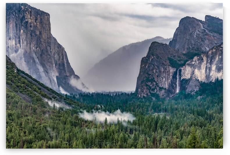 Stormy Yosemite Valley by Geoffrey Prior