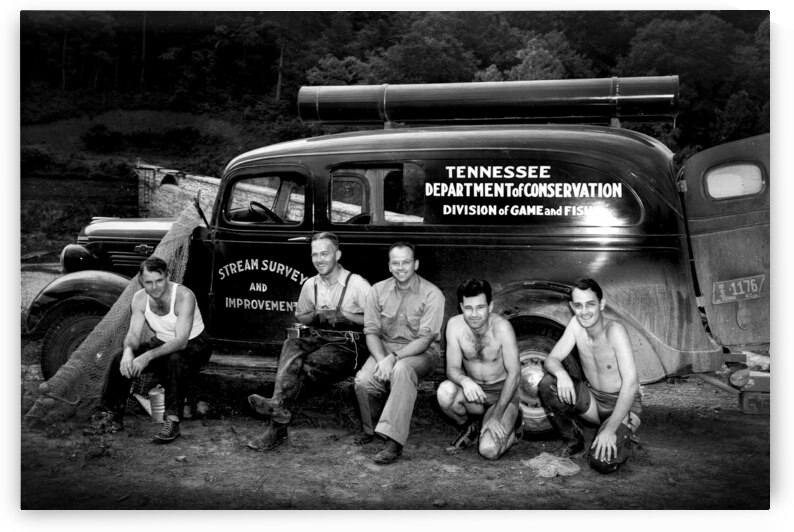 Tennessee Department of Conservation crew 1940 by Shelia Hunt Photography