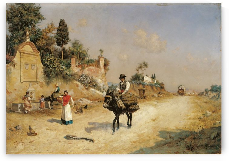 Spanish and Prado by Jose Moreno Carbonero