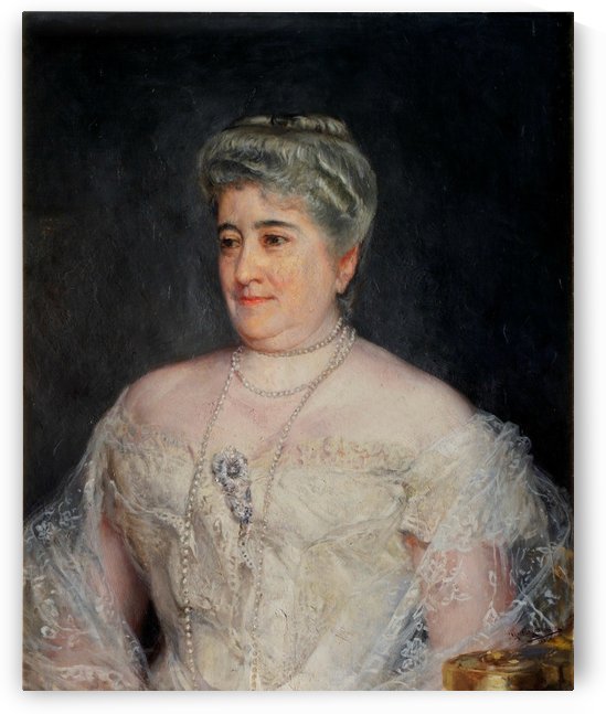 Marquesa viuda del Pazo de la Merced by Jose Moreno Carbonero