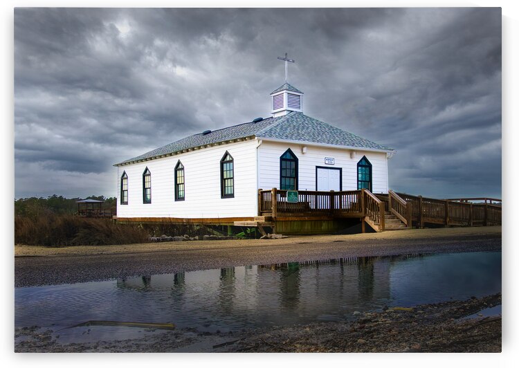 Pawleys Island Chapel Reflections by Norma Brandsberg Photography