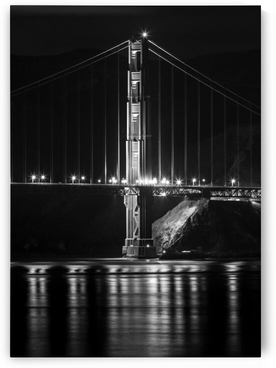 gg bridge from coit tower  vertical 3329 Conzelma by Black And White