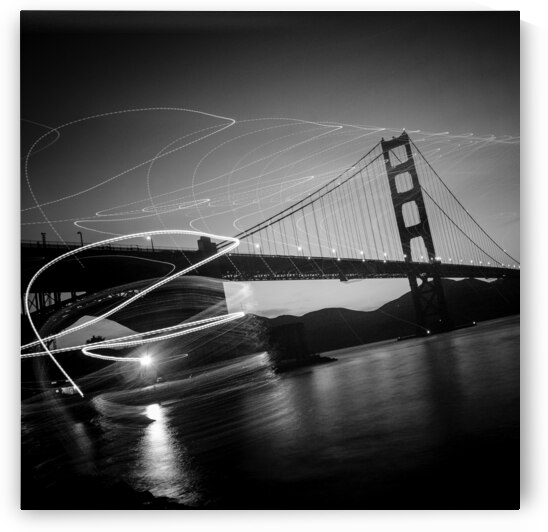 fort point and gg bridge  square 493 Chrysopylae by Black And White