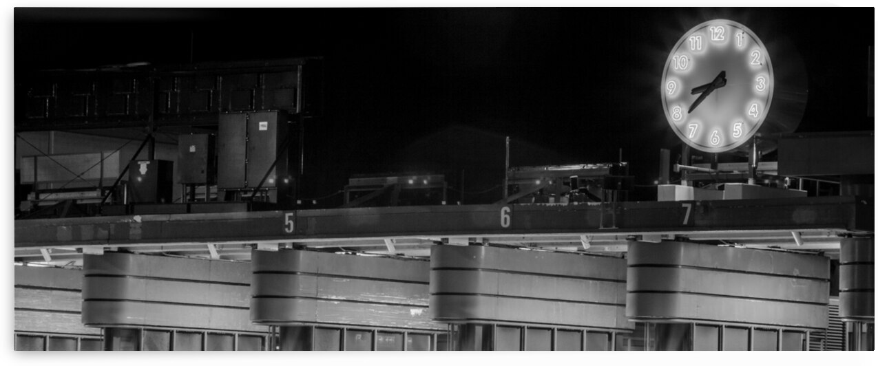 gg bridge toll booths  panoramic 2967 Toll 13k.jp by Black And White