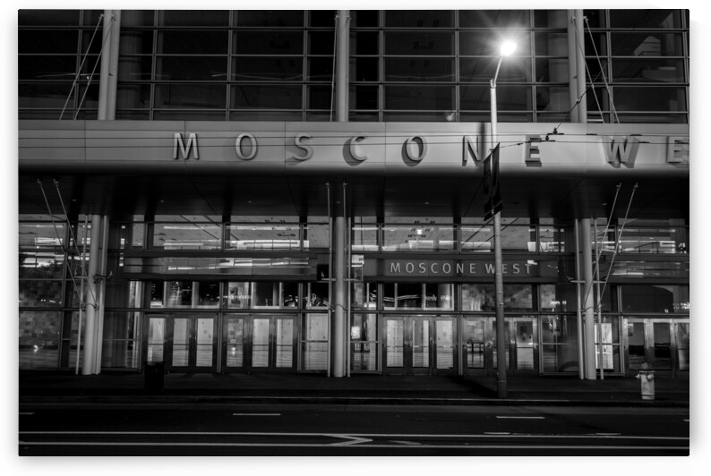 moscone center night  horizontal 2966 Moscone 13k by Black And White