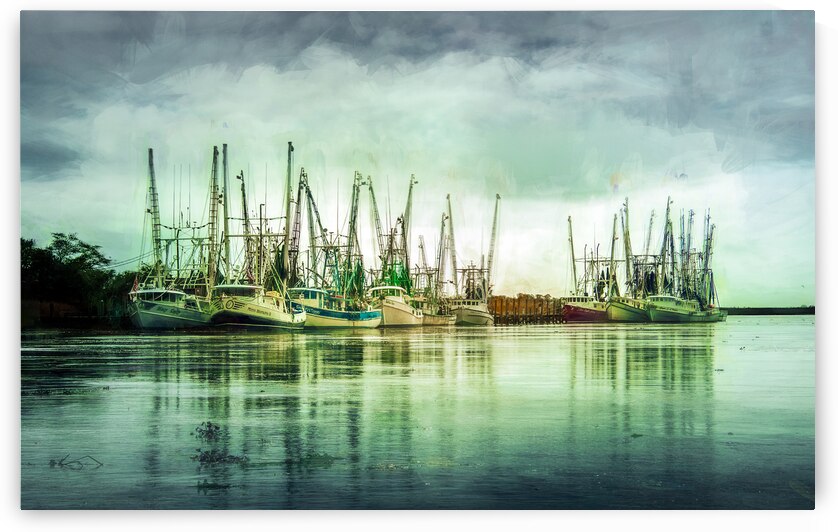 Georgia Shrimper Boats by Norma Brandsberg Photography