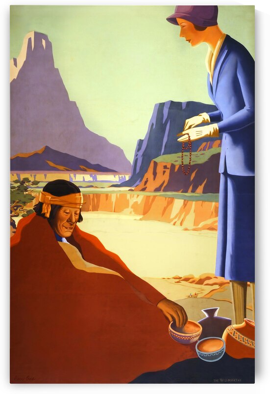 1925 new mexico art by the willmarths by Row One Brand
