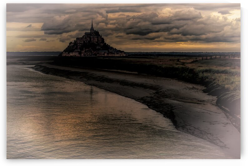 Mont Saint Michel Sunset by Norma Brandsberg Photography