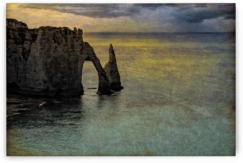Etretat Arch at sunset by Norma Brandsberg Photography