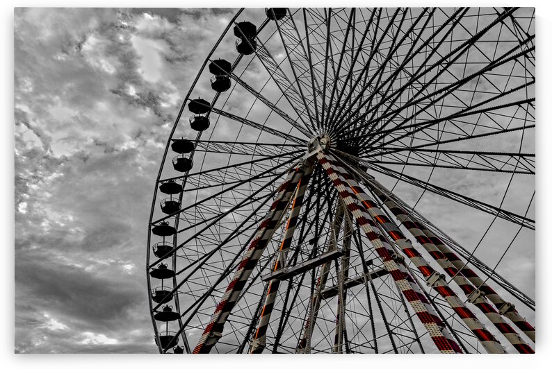 Honfleur Normandy Ferris Wheel by Norma Brandsberg Photography