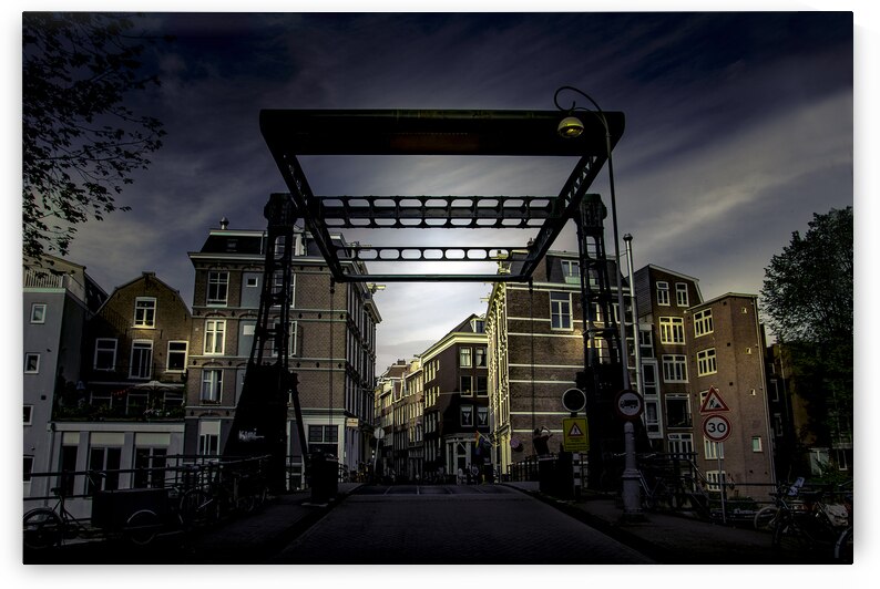 Amsterdam Aluminiumbrug Draw Bridge by Norma Brandsberg Photography