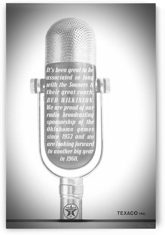 1960 texaco oklahoma sooners bud wilkinson ad by Row One Brand