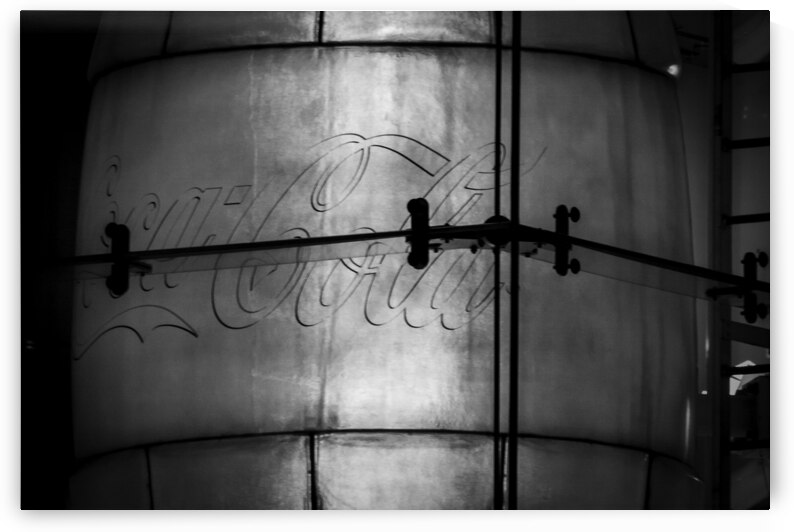 world of coke bottle  horizontal 3118 Bottle 13k. by Black And White