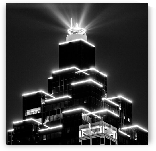 suntrust plaza building  square 3126 Portman 13k. by Black And White