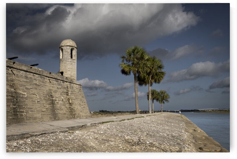 St. Augustine Fort Wall by Norma Brandsberg Photography