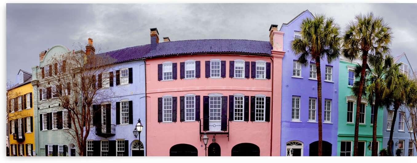Charleston Rainbow Row by Norma Brandsberg Photography