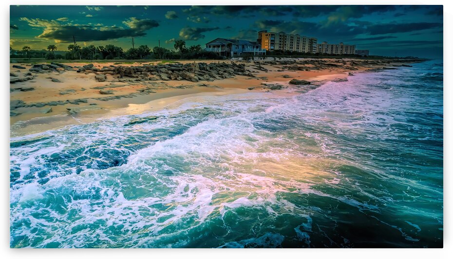 Palm Coast Flagler Beach Sunset by Norma Brandsberg Photography
