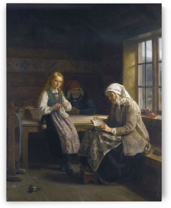 Family life by Adolph Tidemand