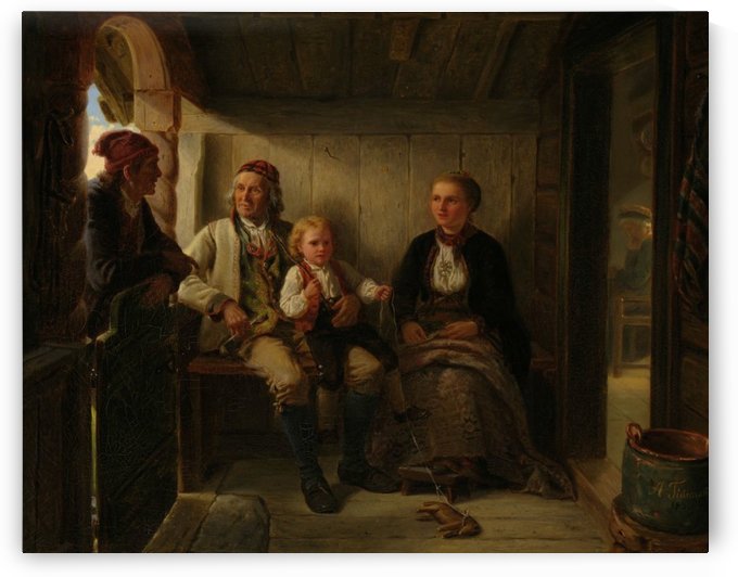 Naboer by Adolph Tidemand