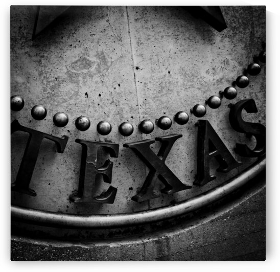 bottom dallas texas seal  square 3314 Texas 13k.j by Black And White