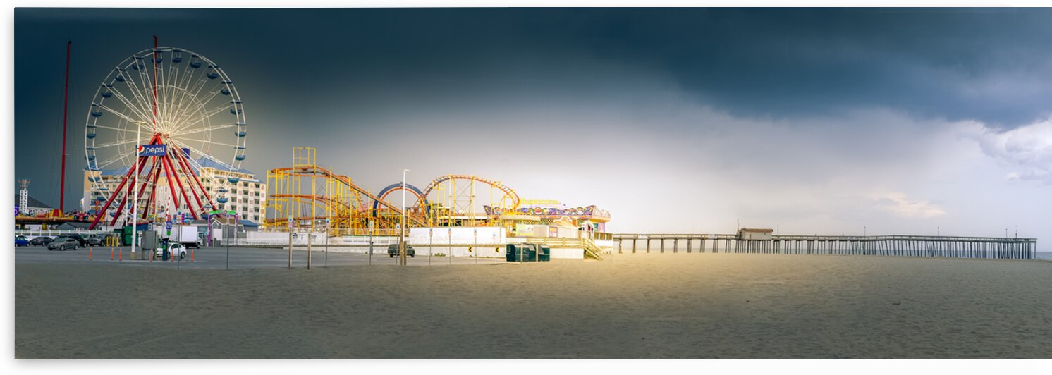 Ocean City Maryland Amusement Park and Pier by Norma Brandsberg Photography