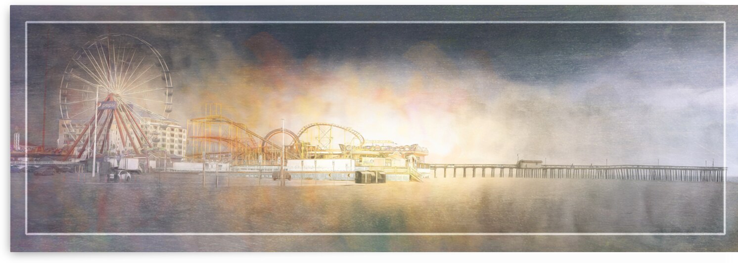 Ocean City Maryland Pier Panorama by Norma Brandsberg Photography