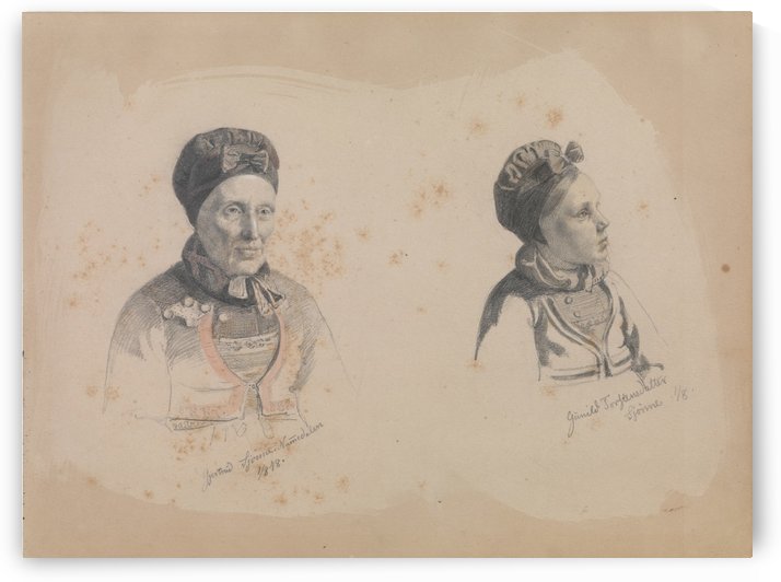 Gjertrud Skjonne by Adolph Tidemand