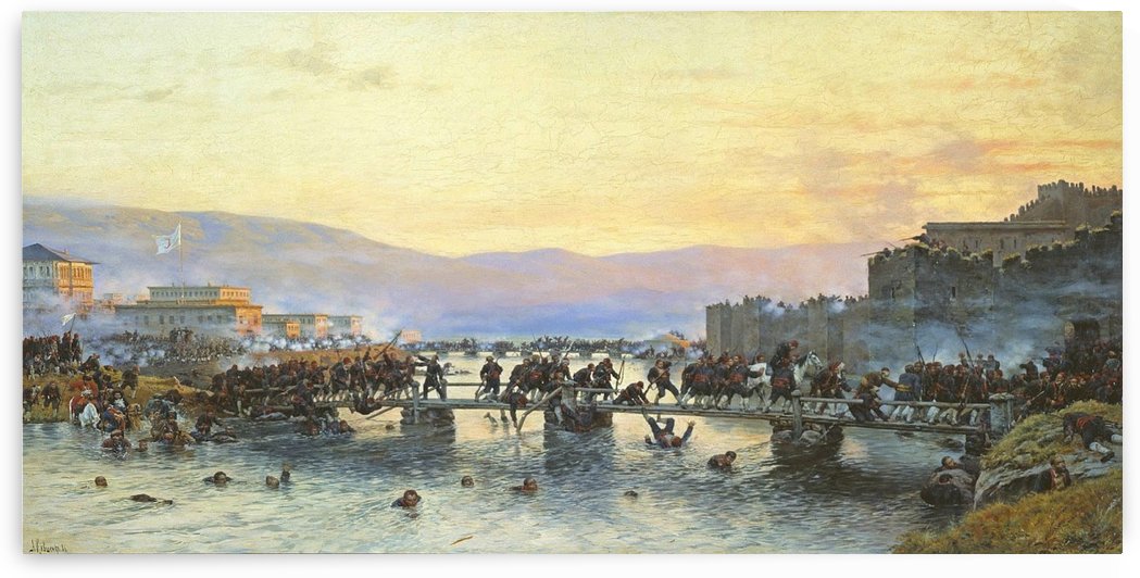 Storming the Fortress of Ardahan May 5, 1877 by Alexei Danilovich Kivshenko