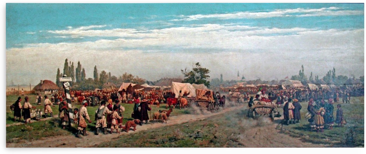 Fair in the Ukraine by Alexei Danilovich Kivshenko